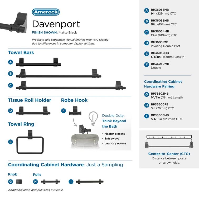 Davenport Towel Bar