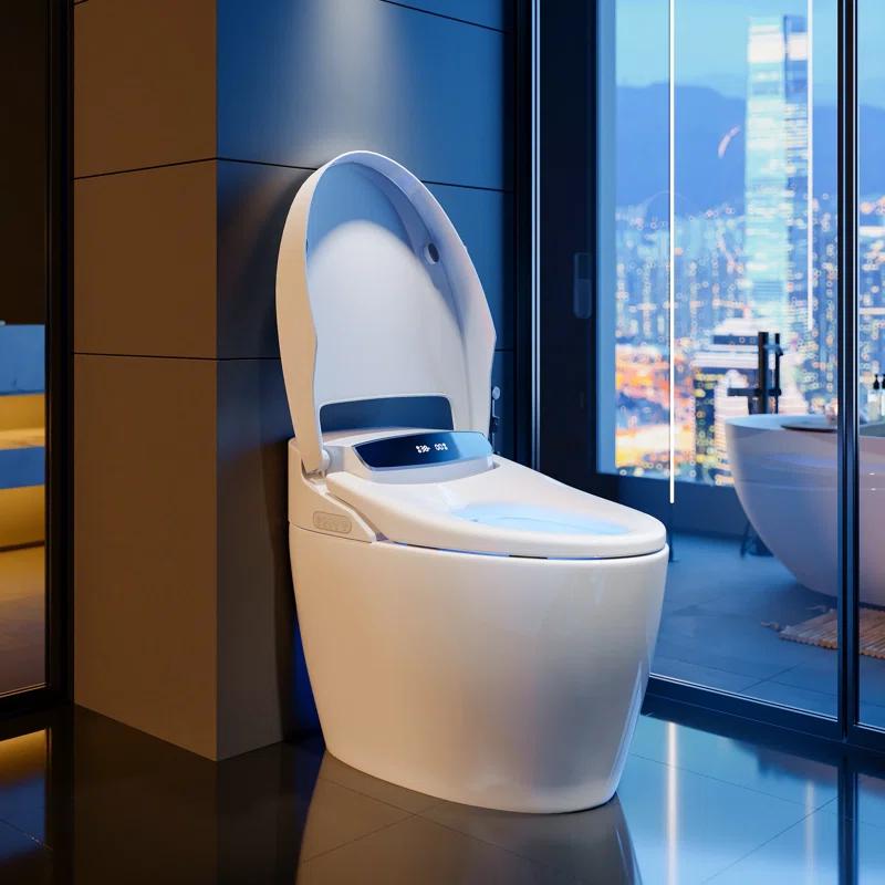 Homary GPF Elongated Back To Wall Toilets (Seat Included)