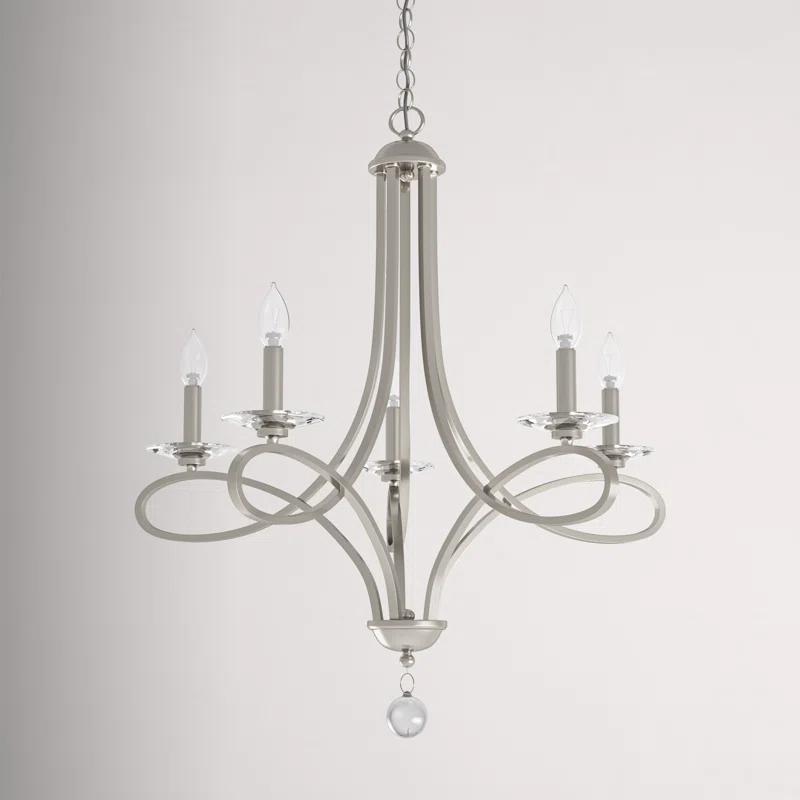 Kelly Clarkson Home Marilyn 5 - Light Dimmable Classic / Traditional Chandelier
