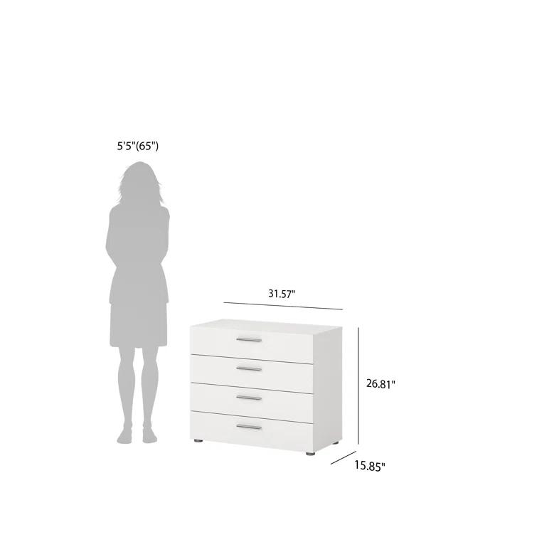 Zipcode Design™ Gianna 31.57'' W 4 - Drawer Dresser