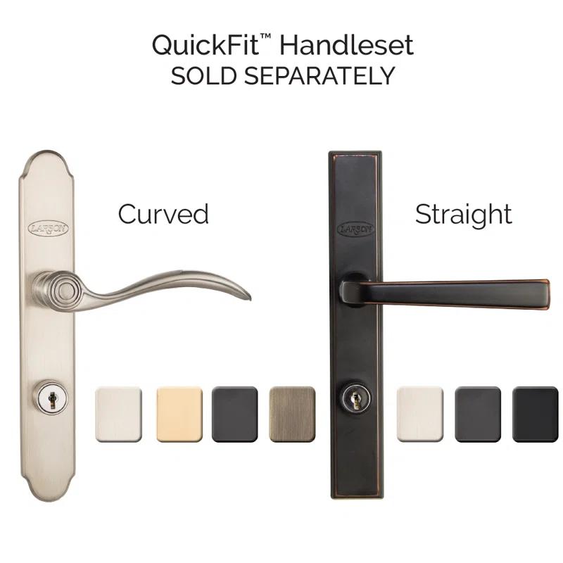 LARSON Platinum Interchangeable Full Glass Storm Door with Low-E (handle sold separately)