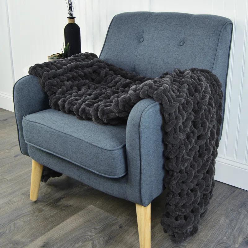 Donna Sharp Chenille Knitted Chenille Throw