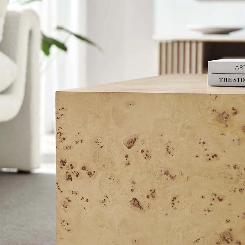 Modway Modway Cosmos 36" Square Burl Wood Coffee Table