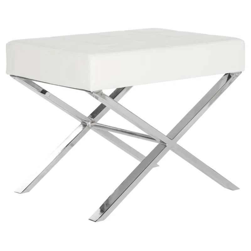 Ivy Bronx Halewood Faux Leather Ottoman