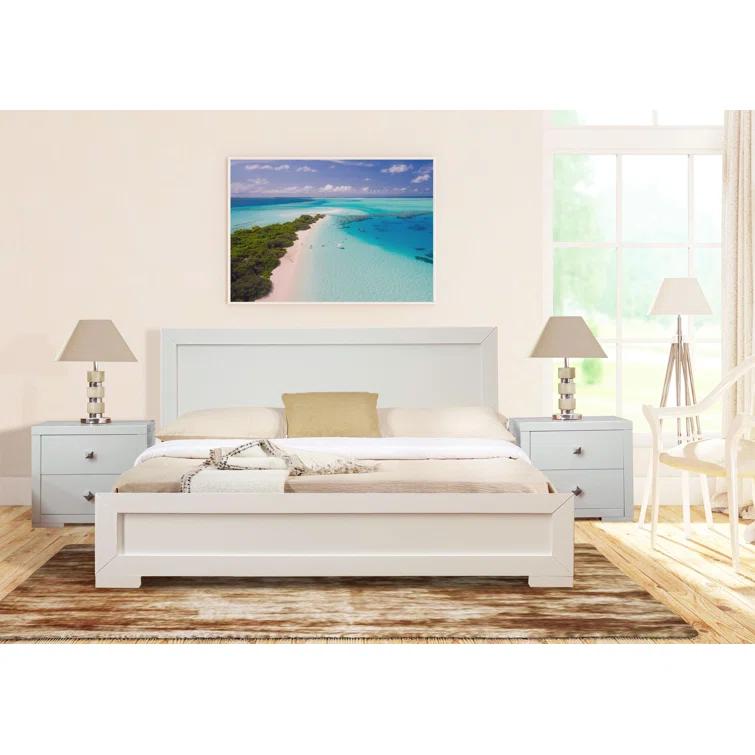 Millwood Pines Trent Wood Low Profile Platform Bed