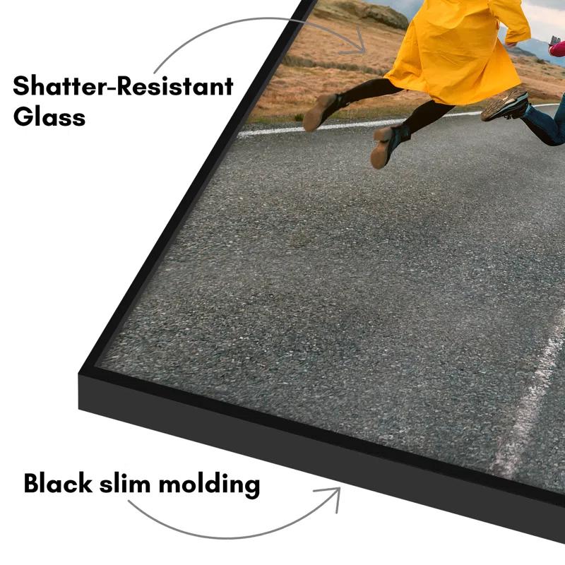 Front Loading Picture Frame Set - Perfect For Photos And Wall Decor - Black - 2 Pack