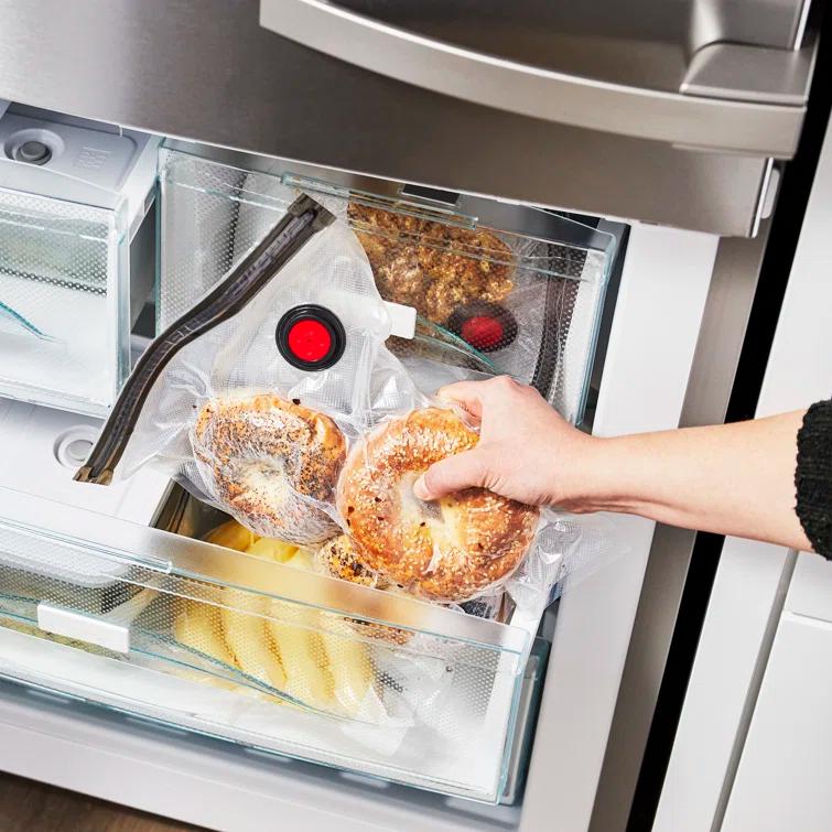 ZWILLING J.A. Henckels ZWILLING Fresh & Save Large Vacuum Sealer Bags, 2 1/4 Gallon, Reusable Sous Vide Bags, Meal Prep (Set of 3)