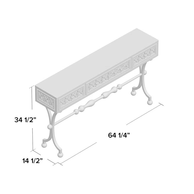 Hooker Furniture Melange 64.25'' Console Table