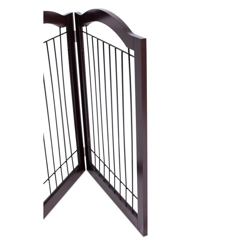 Wood Free Standing Pet Gate
