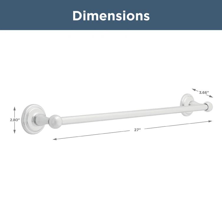 Franklin Brass Jamestown 24" Wall Mounted Towel Bar 9024PC