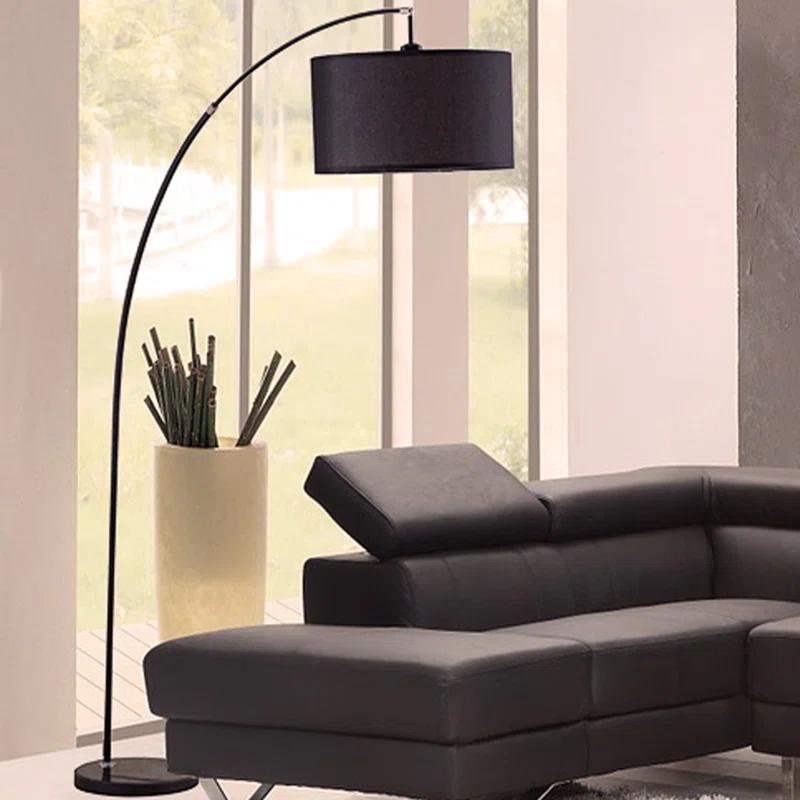 Hokku Designs 86" Tall Metal Floor Arc Lamp "Allegro", and