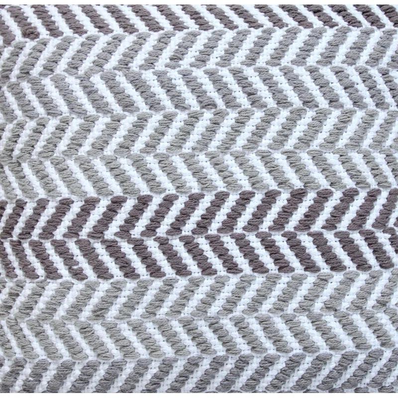AANNY Chevron Cotton Throw Pillow