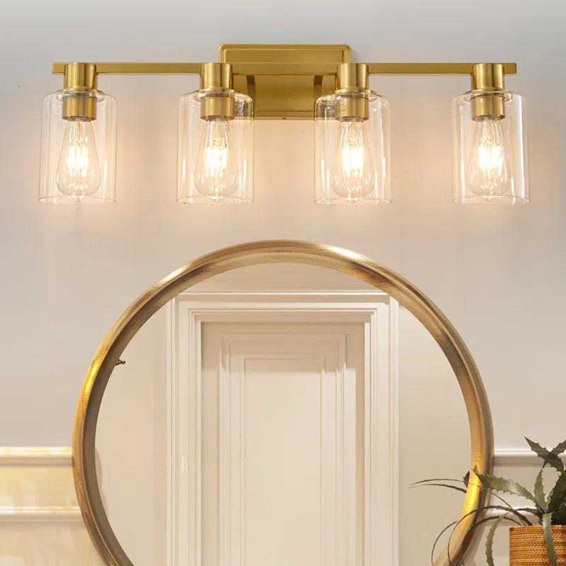 4 - Light Dimmable Vanity Light Mirror Headlights