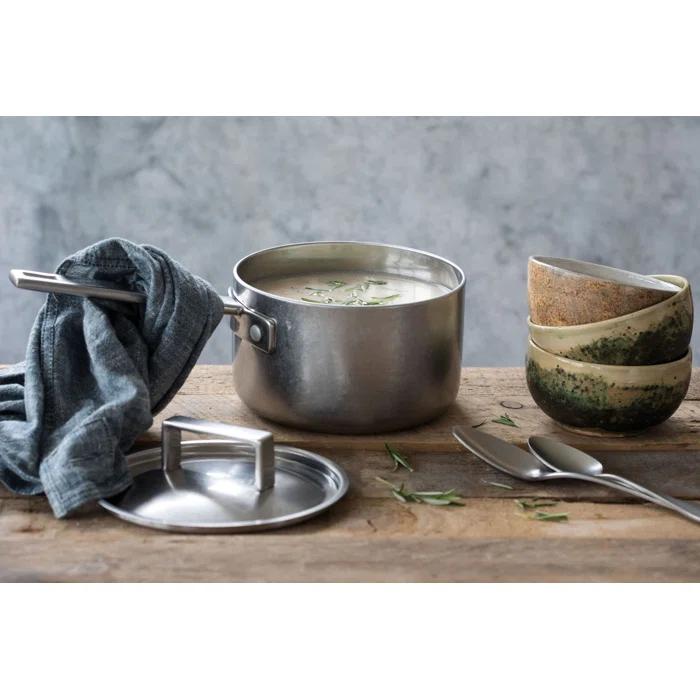 MEPRA Attiva Pewter 6 Pcs Set Stainless Steel