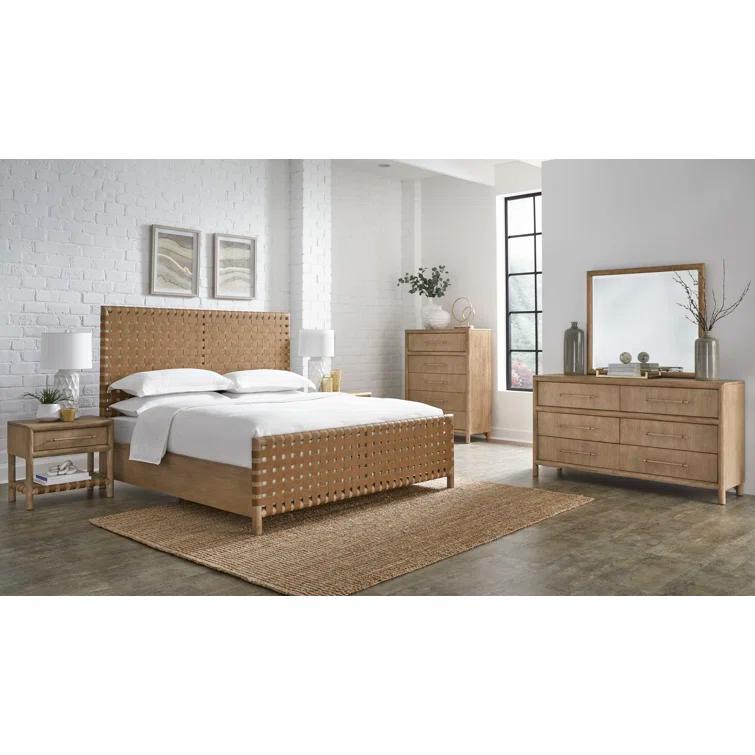 Colleen Leather Bed