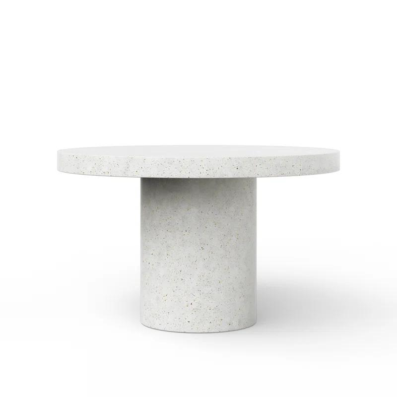 Maraca Concrete Pedestal Dining Table