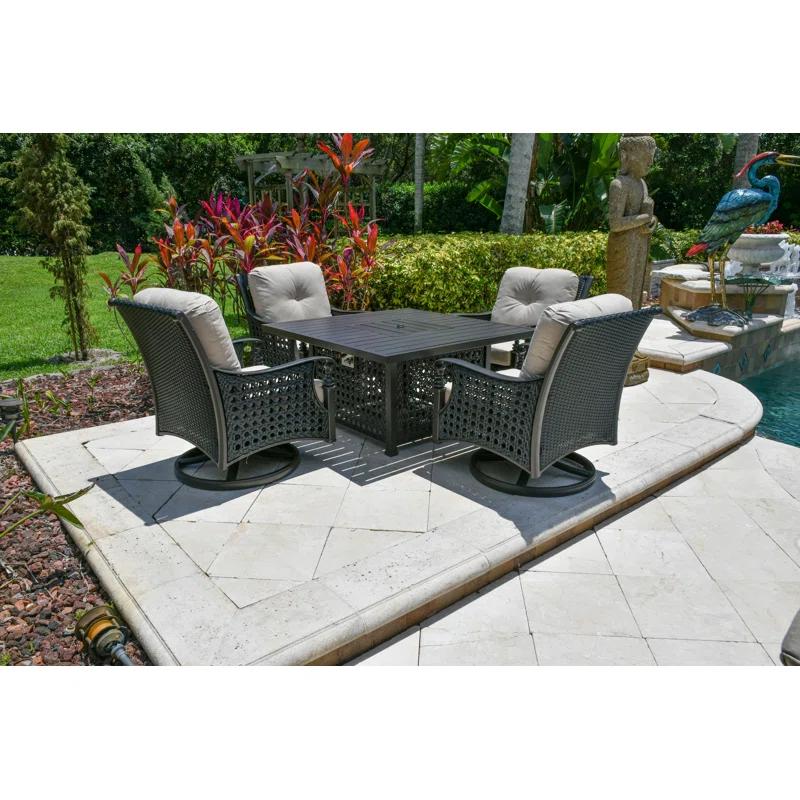 Monterey Swivel Rocking Club Chair
