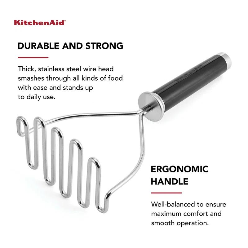 KitchenAid® KitchenAid® Gourmet Stainless Steel Wire Masher, 10.24-Inch