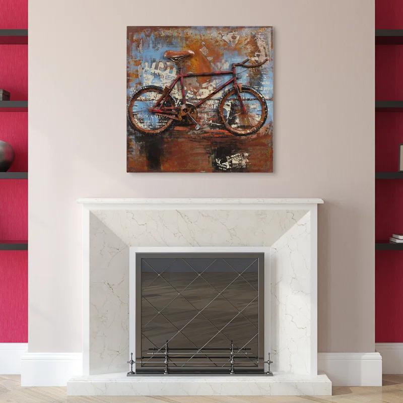 Empire Art Direct 'Biking' 3D Metal Wall Art