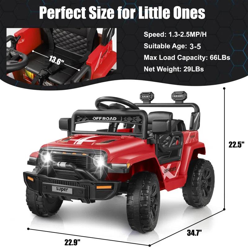 Himimi Himimi 1 Seater All-Terrain Vehicles Battery Powered Ride On with Remote Control
