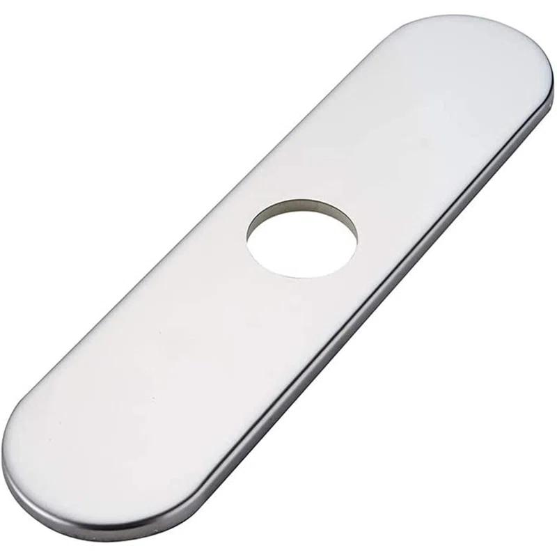 Greenspring Chrome Sink Hole Cover Escutcheon Round 10" Bathroom Or Kitchen Sink Faucet