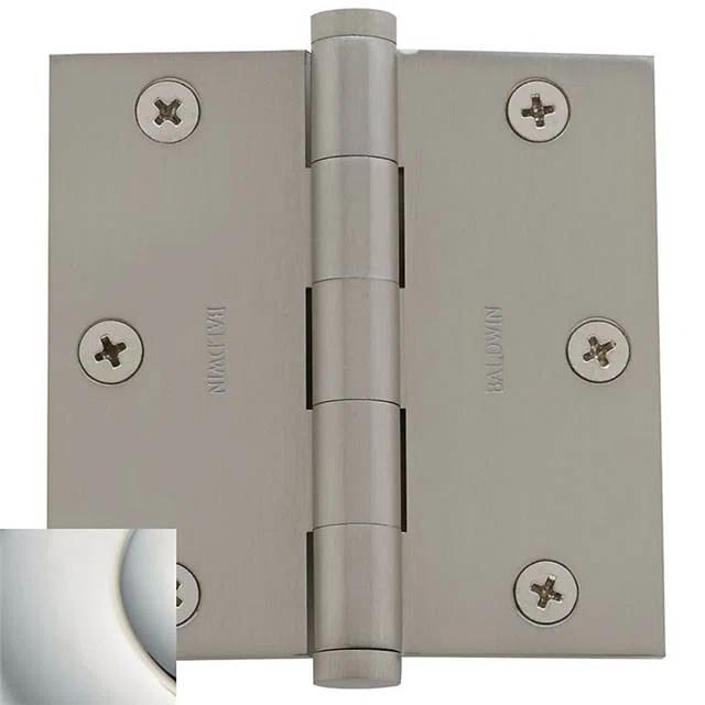 Baldwin 3.5" H x 3.5" W Butt Bearing Single Door Hinge