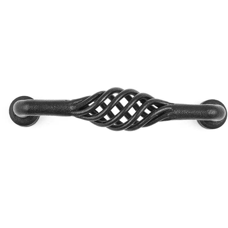 The Renovators Supply Inc. Dresser Drawer Handles Birdcage Cabinet Center to Center Wrought Iron 4 7/8" Center to Center Birdcage Pull