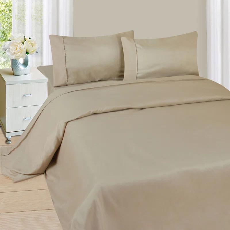 Lavish Home Series 1200 Brushed Microfiber Sheet Set - Wrinkle, Stain & Fade Resistant Bed Linens & Pillowcases