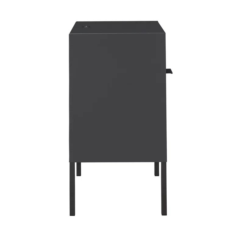 Steelside™ Zander 19'' W Metal Nightstand