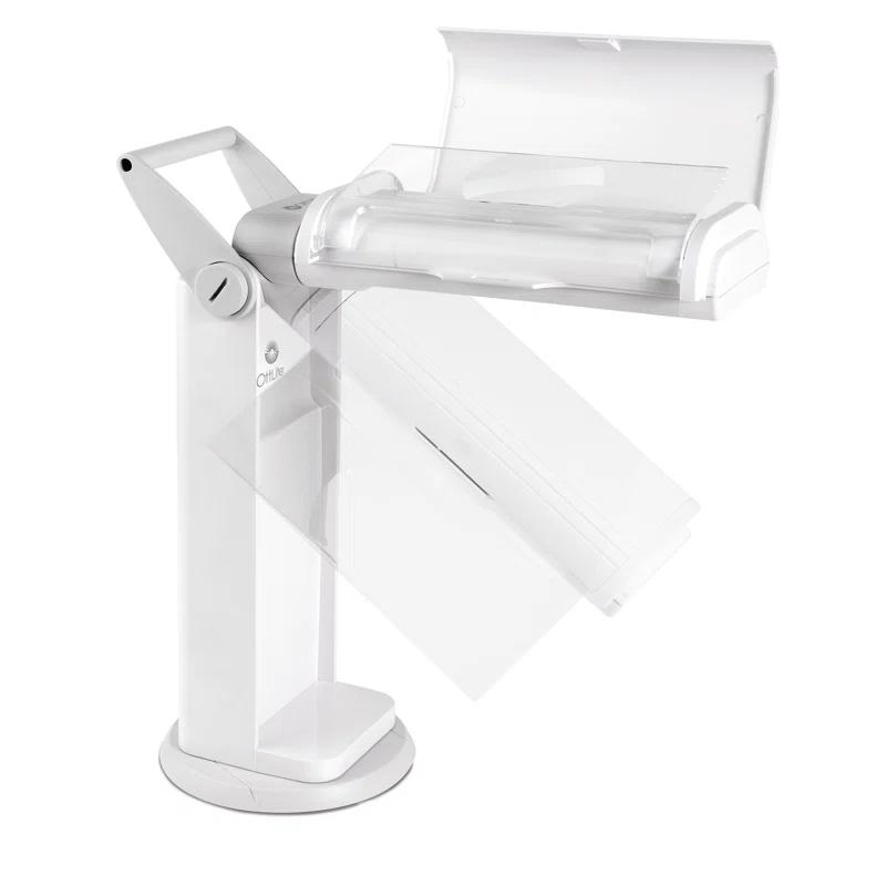 OttLite OttLite 13 Watt Magnifier Task Lamp with 2X Magnification and Swivel Base