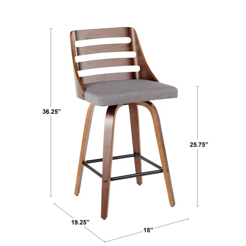 LumiSource Trevi 26" Fixed-height Counter Stool - Set Of 2