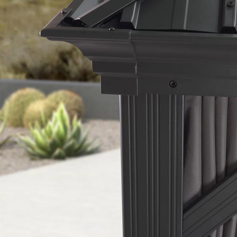 Purple Leaf 18 Ft. W X 12 Ft. D Aluminum Patio Gazebo