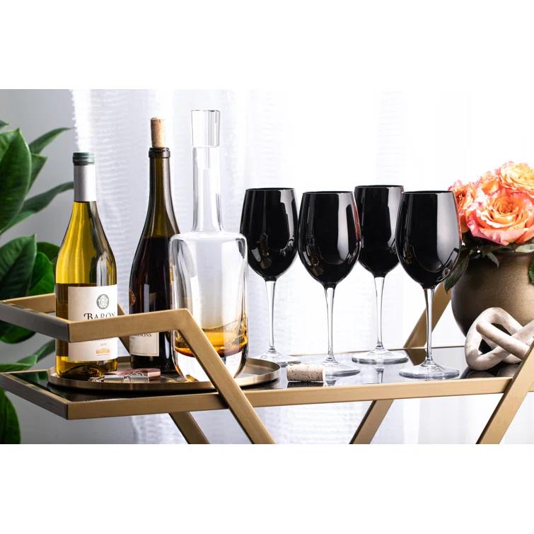 Majestic Crystal Crystal Wine Glass Set (Set of 6)