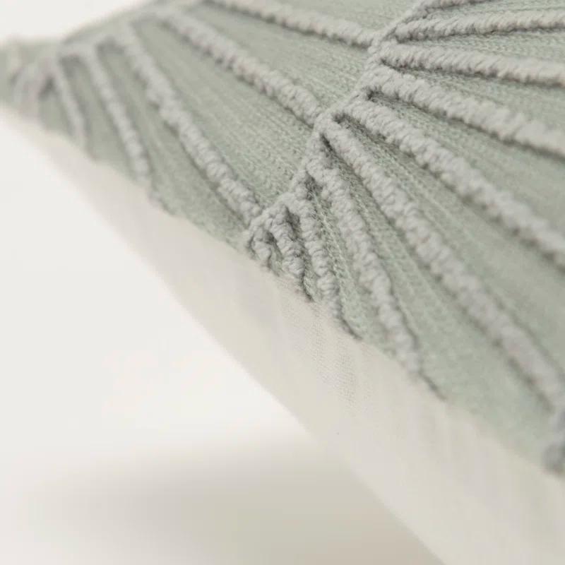 Rizzy Home Embroidered Cotton Reversible Throw Pillow