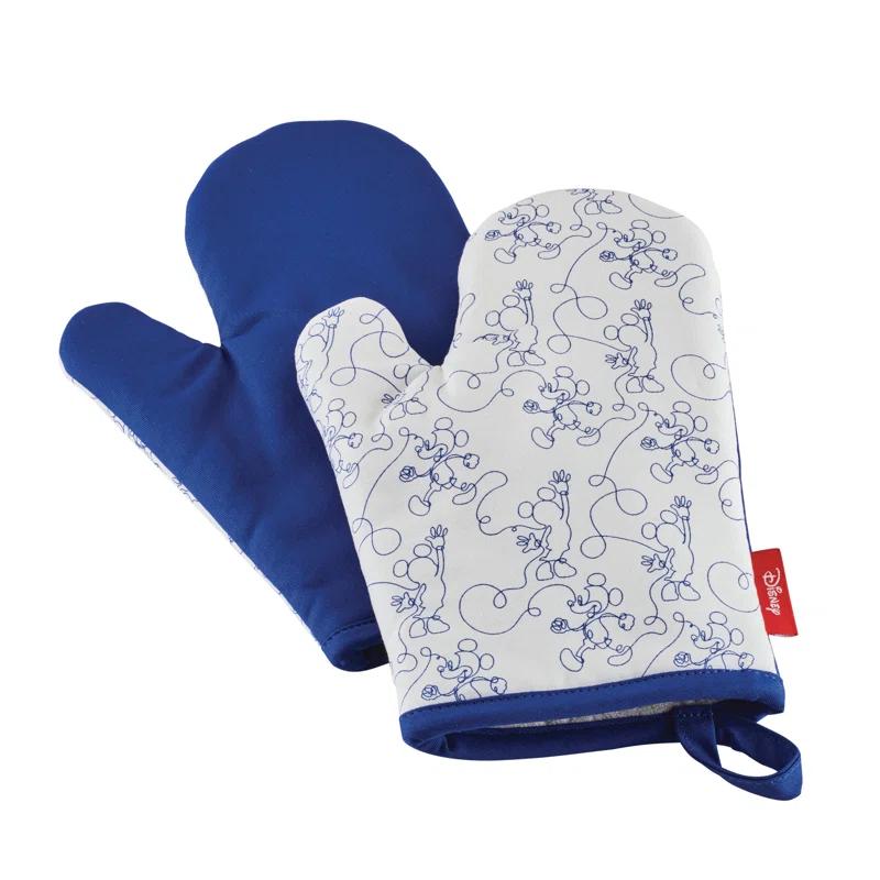 Disney Home Disney Home Bon Voyage Kitchen Oven Mitt Set / Pot Holders, 2 Piece, Blue