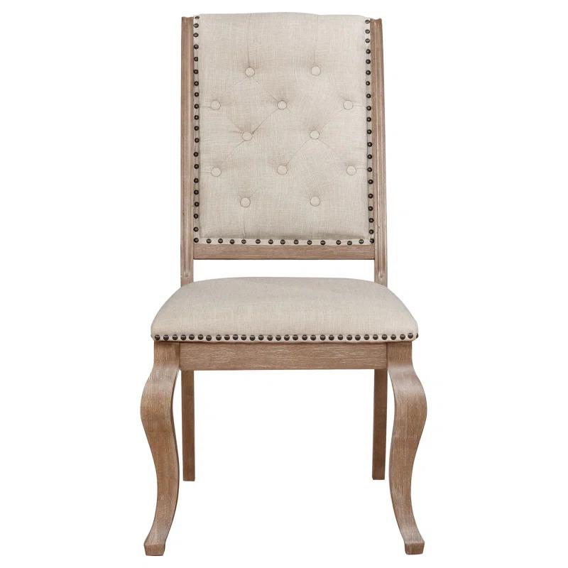 Keeter 19.25'' H Tufted Upholstered Side Chair