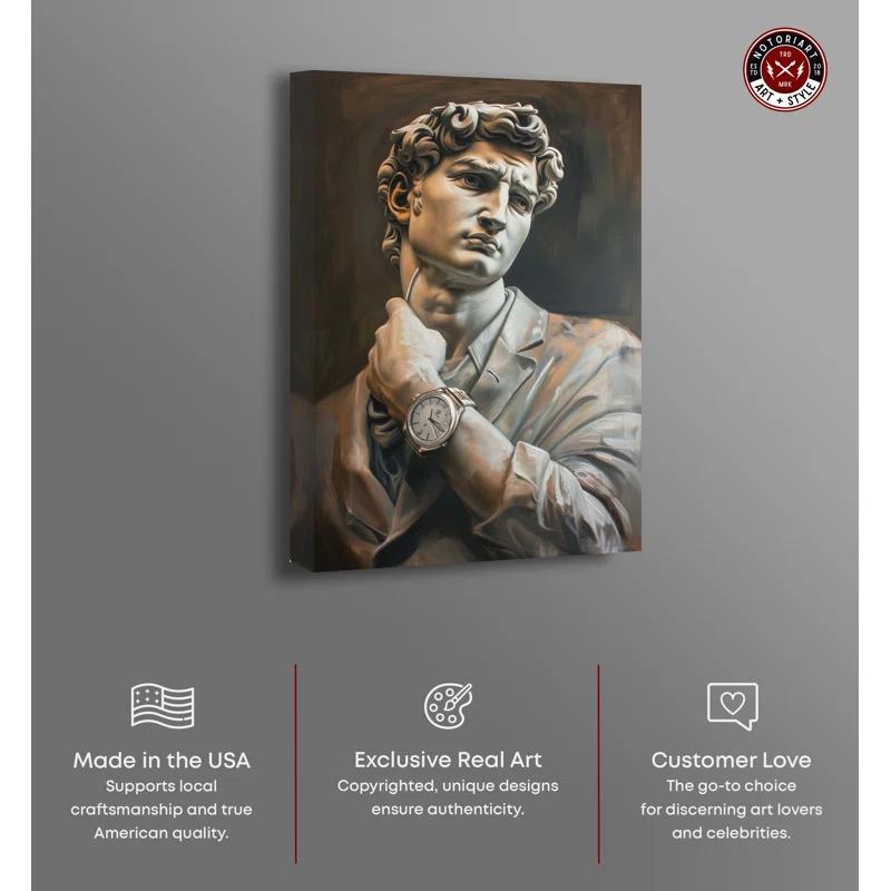 Notori Art Notoriart Classy Sculpture Framed Style 1 Piece Canvas Wall Art