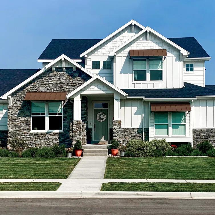 Awntech Awntech Houstonian Standing Seam Metal Fixed Awning