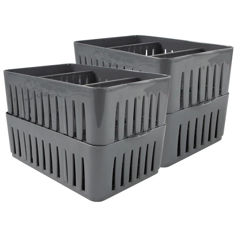 Simplify Adjustable Office Drawer Organizer (Set of 4)