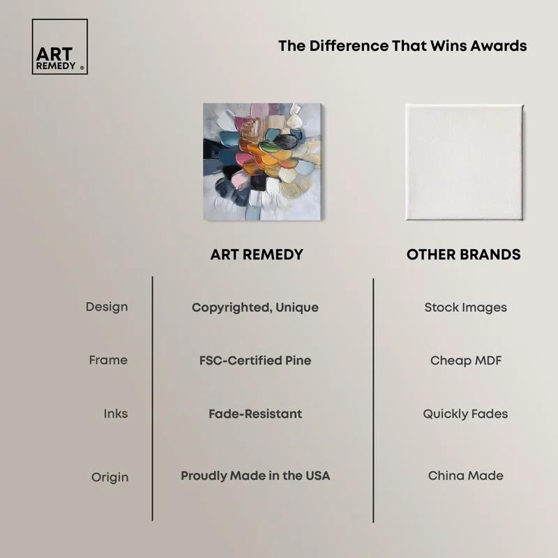 Art Remedy Chromatic Colorplay Canvas Modern Abstract Art by Art Remedy