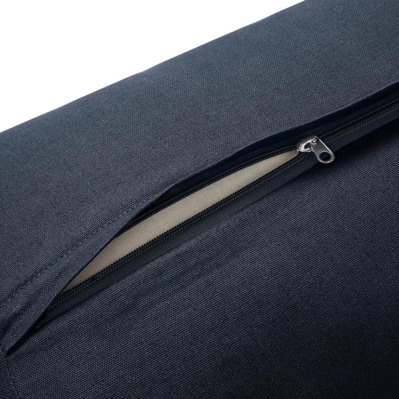 Node Fitness 25" x 12" x 6" Rectangular Floor Pillow and Meditation Bolster
