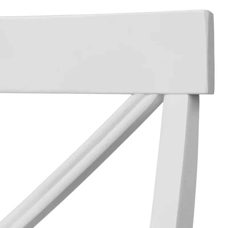 Gracie Oaks Winsley Counter Stool with Solid Wood Frame (Set of 2)