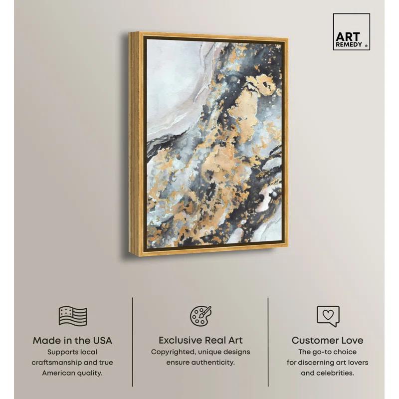 Art Remedy Creative Gold Boho Neutral Abstract Wall Art by Art Remedy