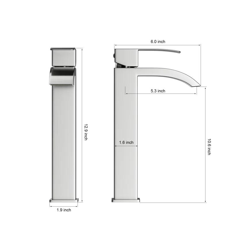 Alma 319202 Vessel Single-handle Bathroom Faucet