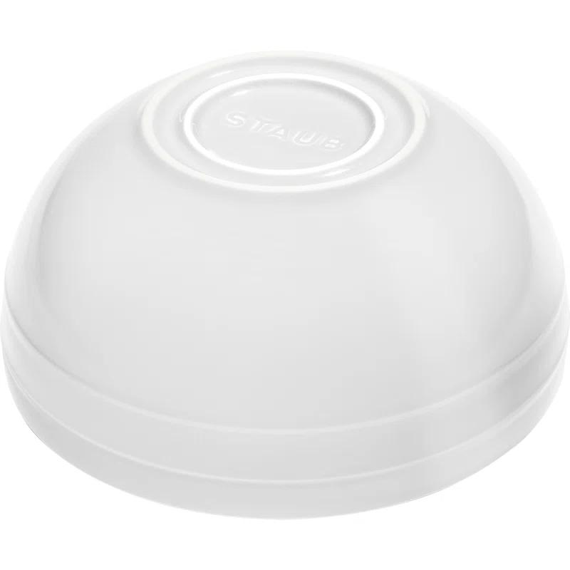 Staub White 2-Piece Nested Serve Bowl Set