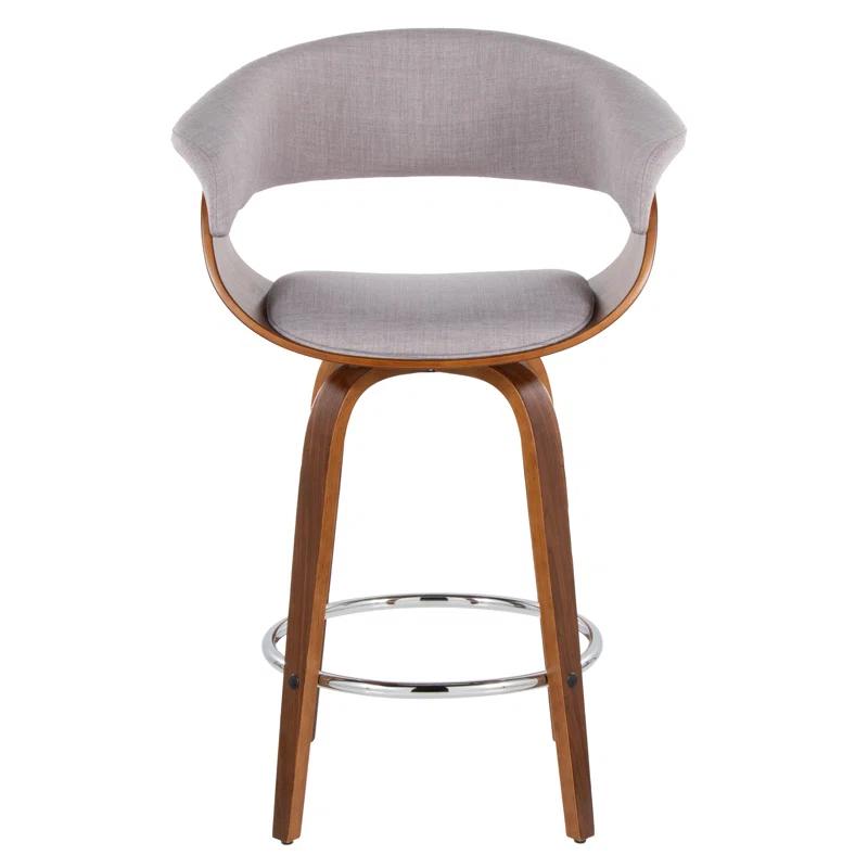 Vintage Mod Fixed-Height Counter Stool - Set Of 2