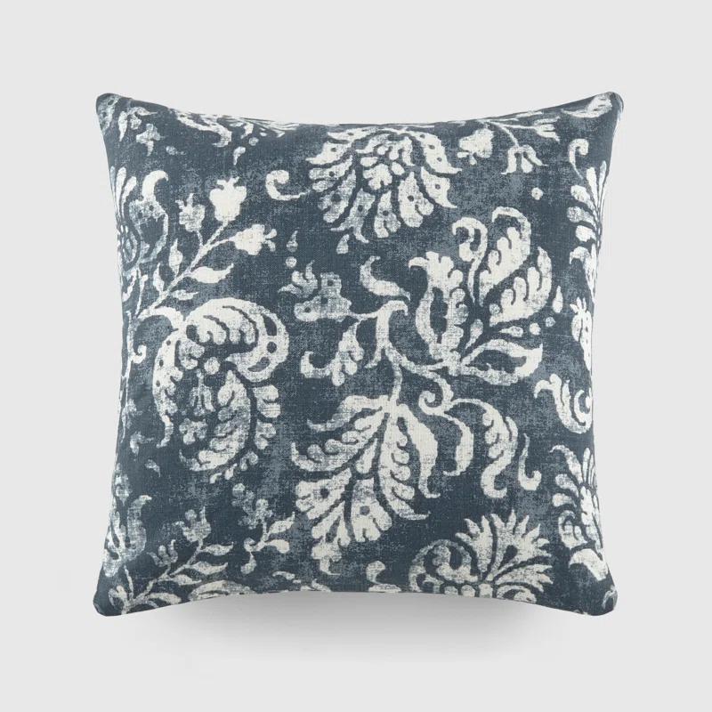 Cotton Throw Square Pillow Cover & Insert