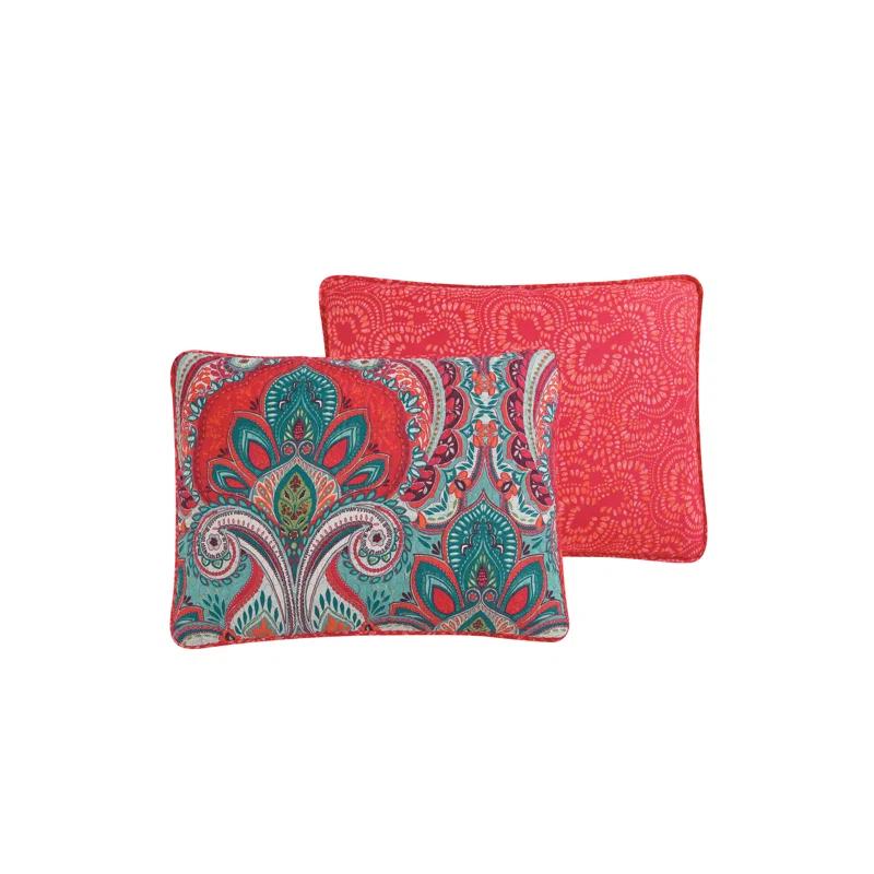 VCNY Casablanca Bohemian Microfiber / Polyester Standard Damask Quilt Set