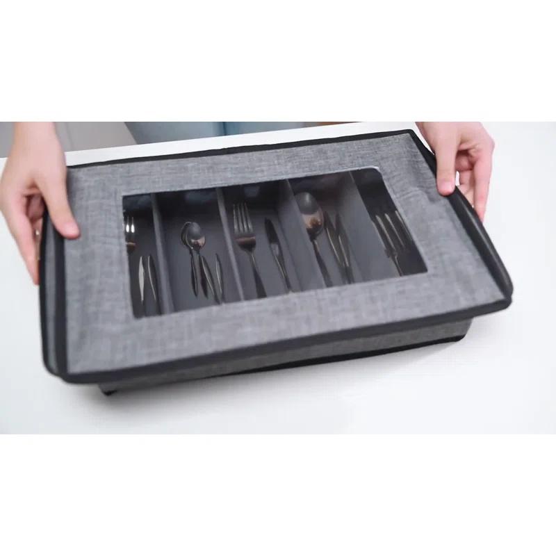 Fabric Dinnerware Storage Set