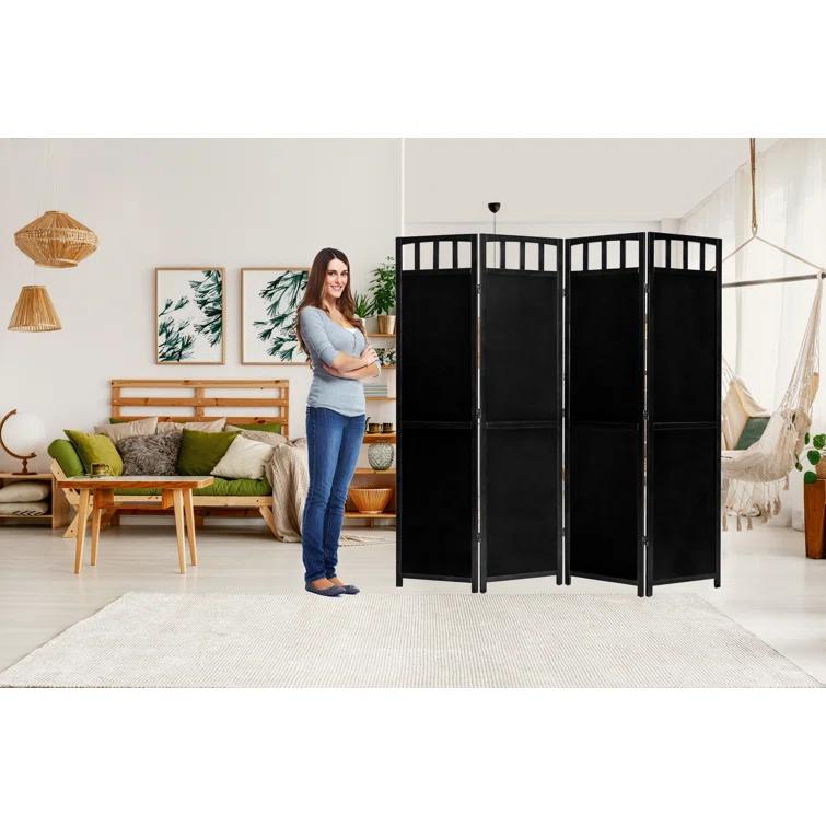 Latitude Run® Anabia 70'' H Solid Wood Folding Room Divider